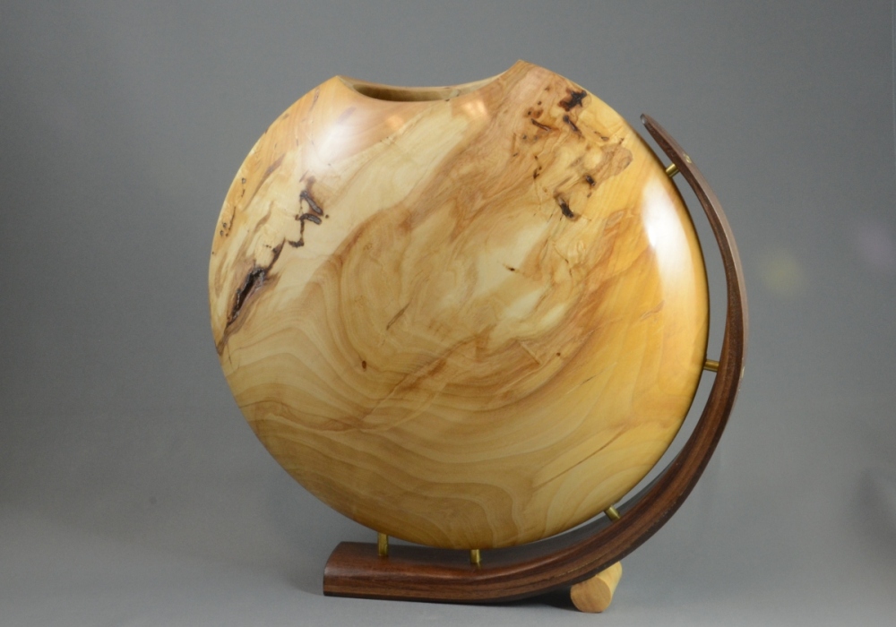 Elm & Walnut Vase